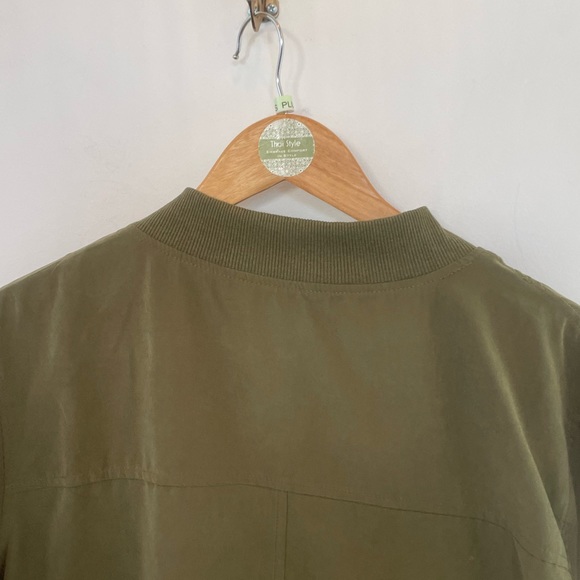 NWT Plus, Curvy Olive Woman’s Bomber Jacket 3Xl - Picture 3 of 4